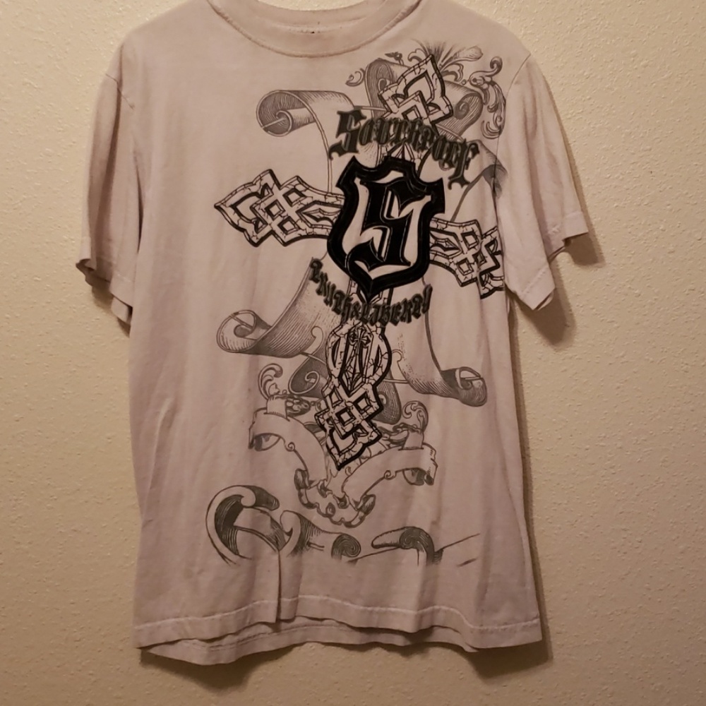 South Pole white t-shirt mens L